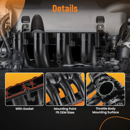 Intake Manifold for VW Jetta Passat CC EOS Tiguan Beetle Audi A3 TT 2.0 TSI (2006–2018)
