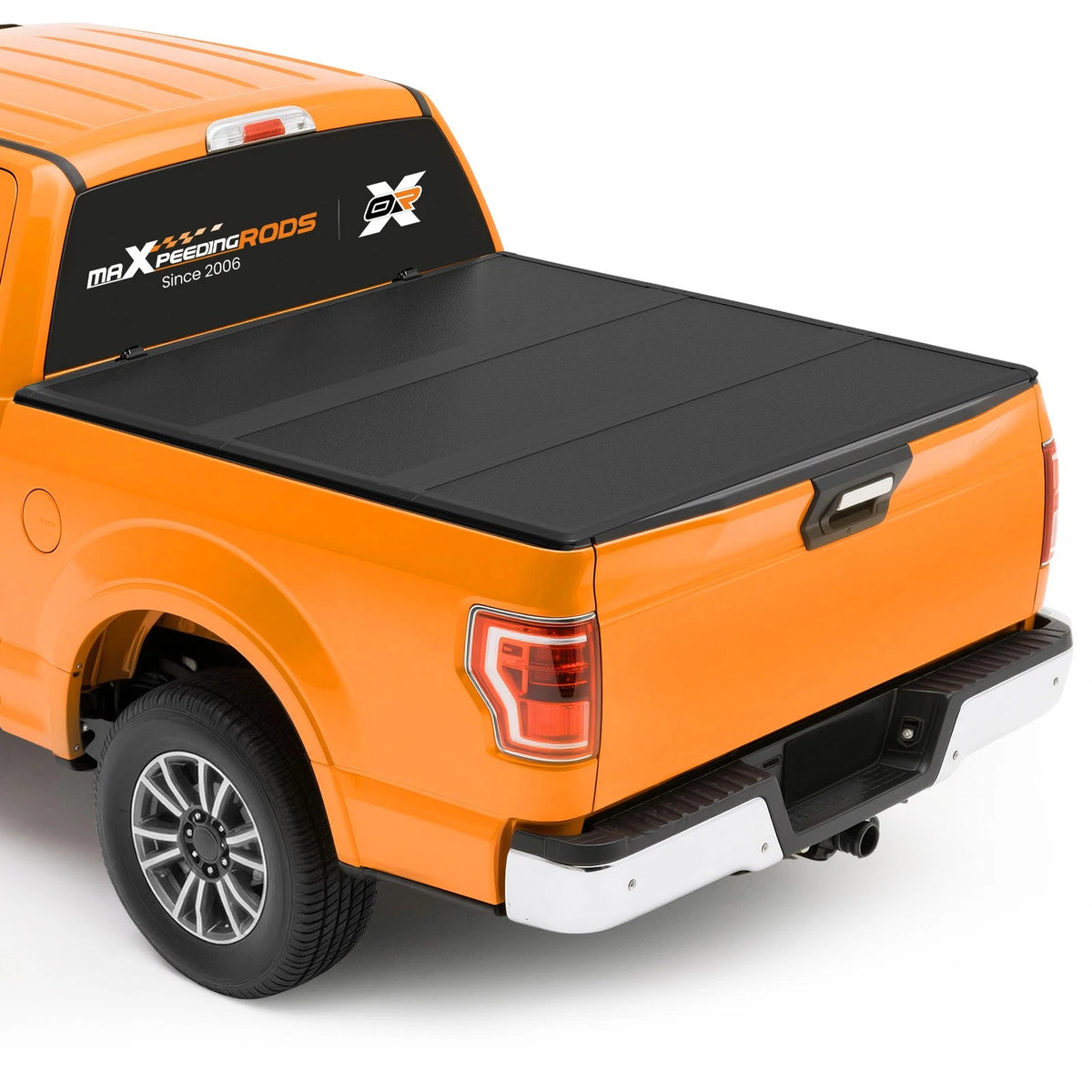 3-Fold Hard Tonneau Cover for Nissan Frontier (2005–2026) FRP Black