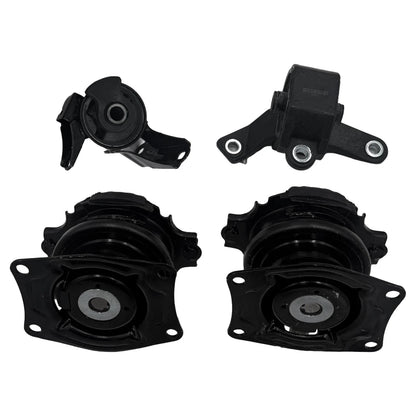 Set of 4 Engine & Transmission Mounts for Honda Pilot (2009–2015) V6 3.5L