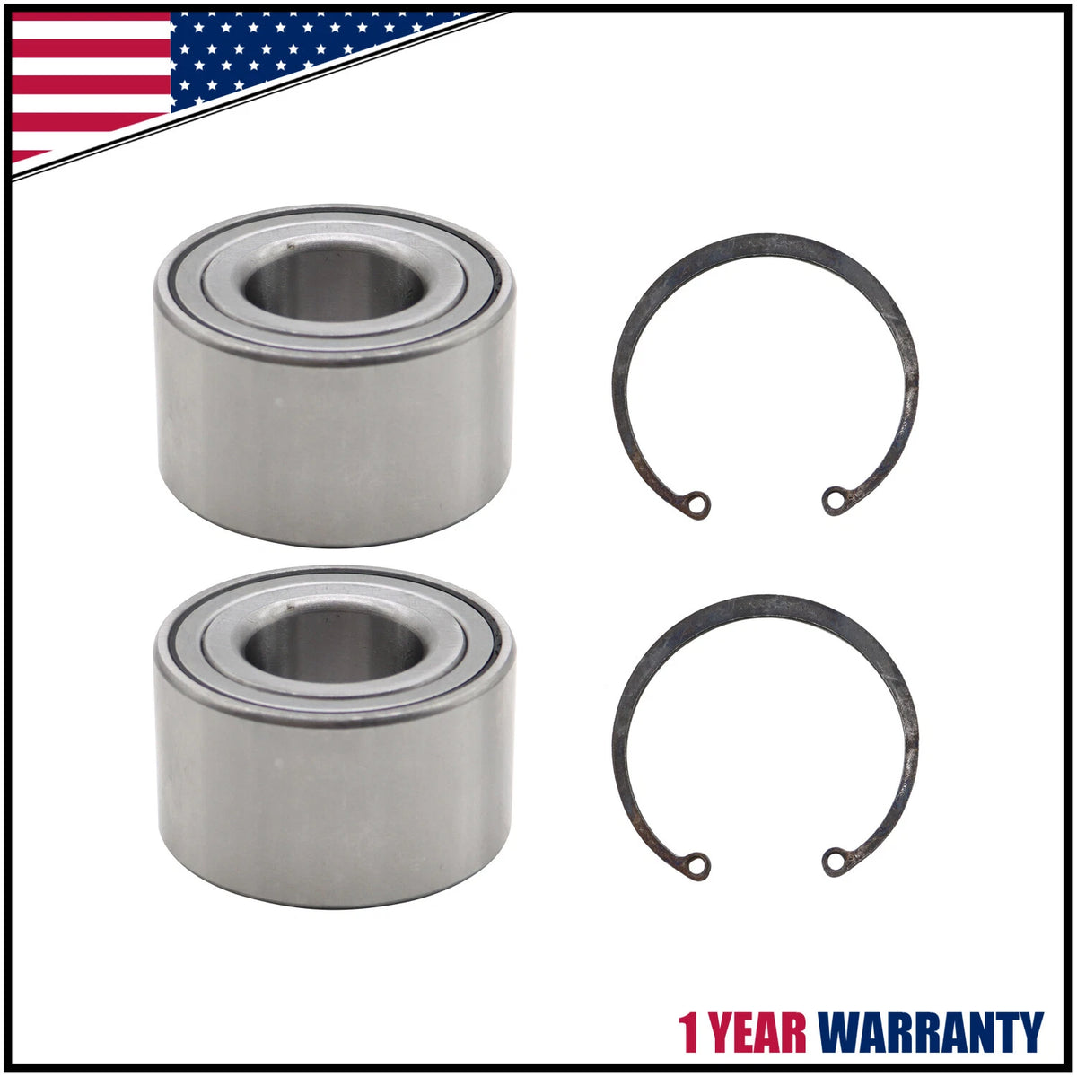2 Front Wheel Bearing Circlip Kit for Honda TRX420 Rancher 420 (2014–2024)