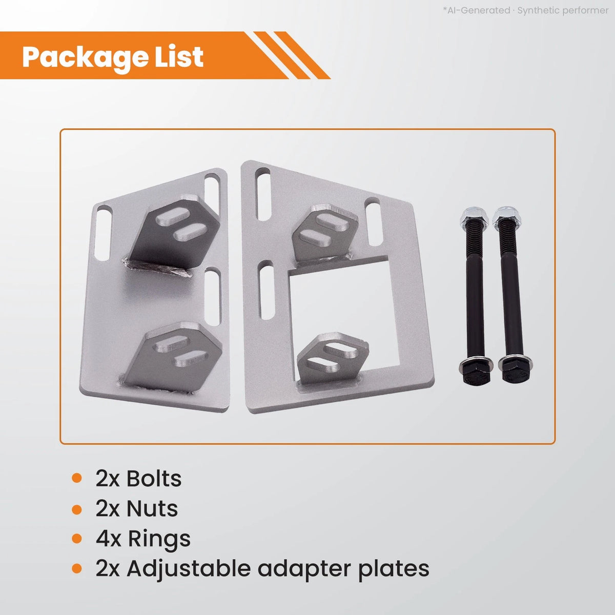 Steel Conversion Motor Mount Kit for GMC Jimmy 2WD (1983–2005) & Oldsmobile Bravada