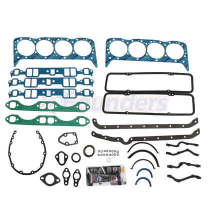 Full Engine Gasket Set for Chevy Small Block 283-350 5.7L V8 (1955–1980) KS2600