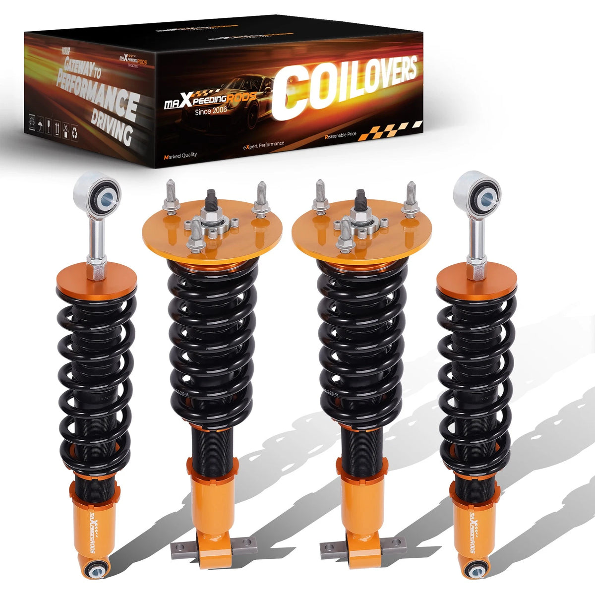 Shocks Set of 4 for Chevy Tahoe Avalanche GMC Yukon XL 1500 (2007–2010)