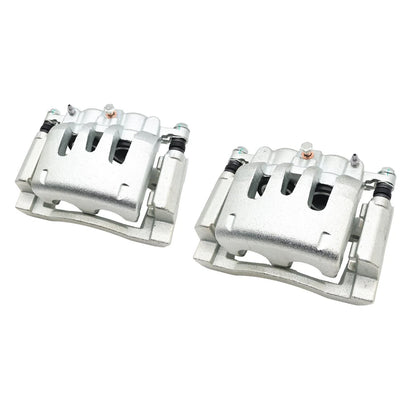 Set of 2 Rear Brake Calipers w/ Brackets for Ford F-250 F-350 (2008–2012)