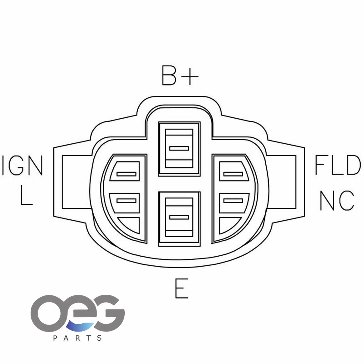Voltage Regulator for Toyota Pickup L4 2.2L (1979–1980) 27700-54020 026000-3450