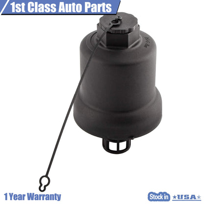 Oil Filter Housing Cover Cap for Audi A3 A4 Quattro TT VW Jetta Passat Golf (2000–2023)