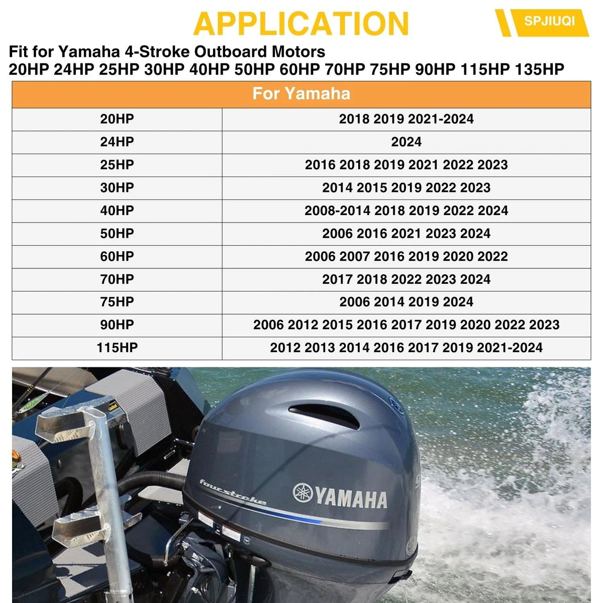 2Pcs Fuel Filter 6D8-WS24A-00 for Yamaha 4-Stroke Outboard (20-135 HP)