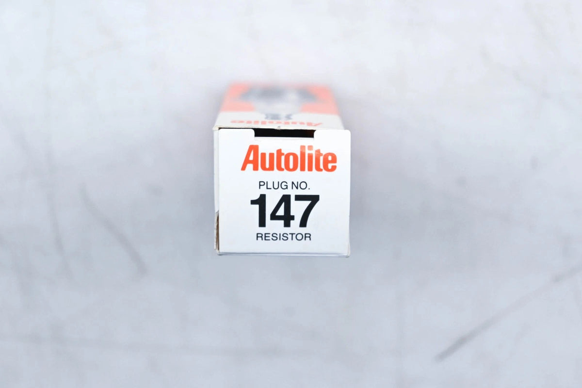 2X Autolite 147 Copper Core Resistor Spark Plugs for