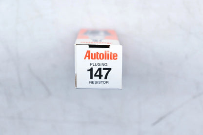2X Autolite 147 Copper Core Resistor Spark Plugs for
