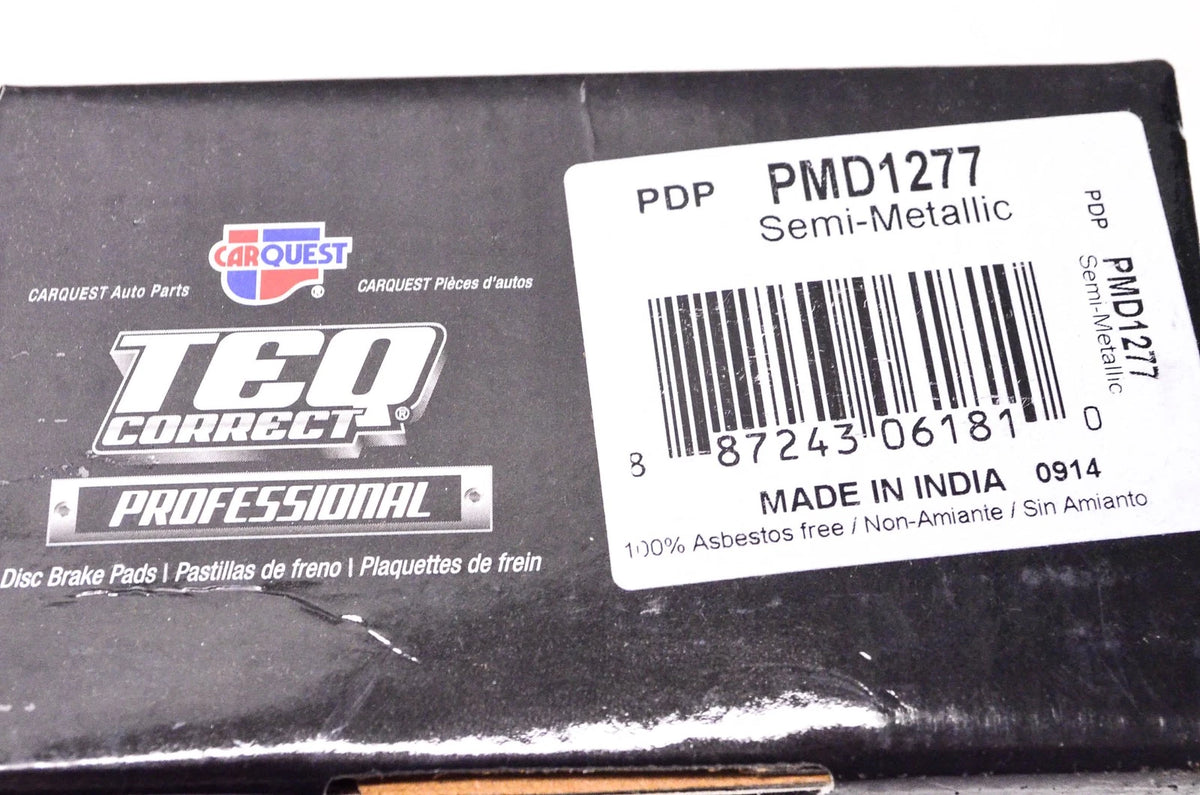 Disc Brake Pad Kit for Carquest PMD1277 (NOS)