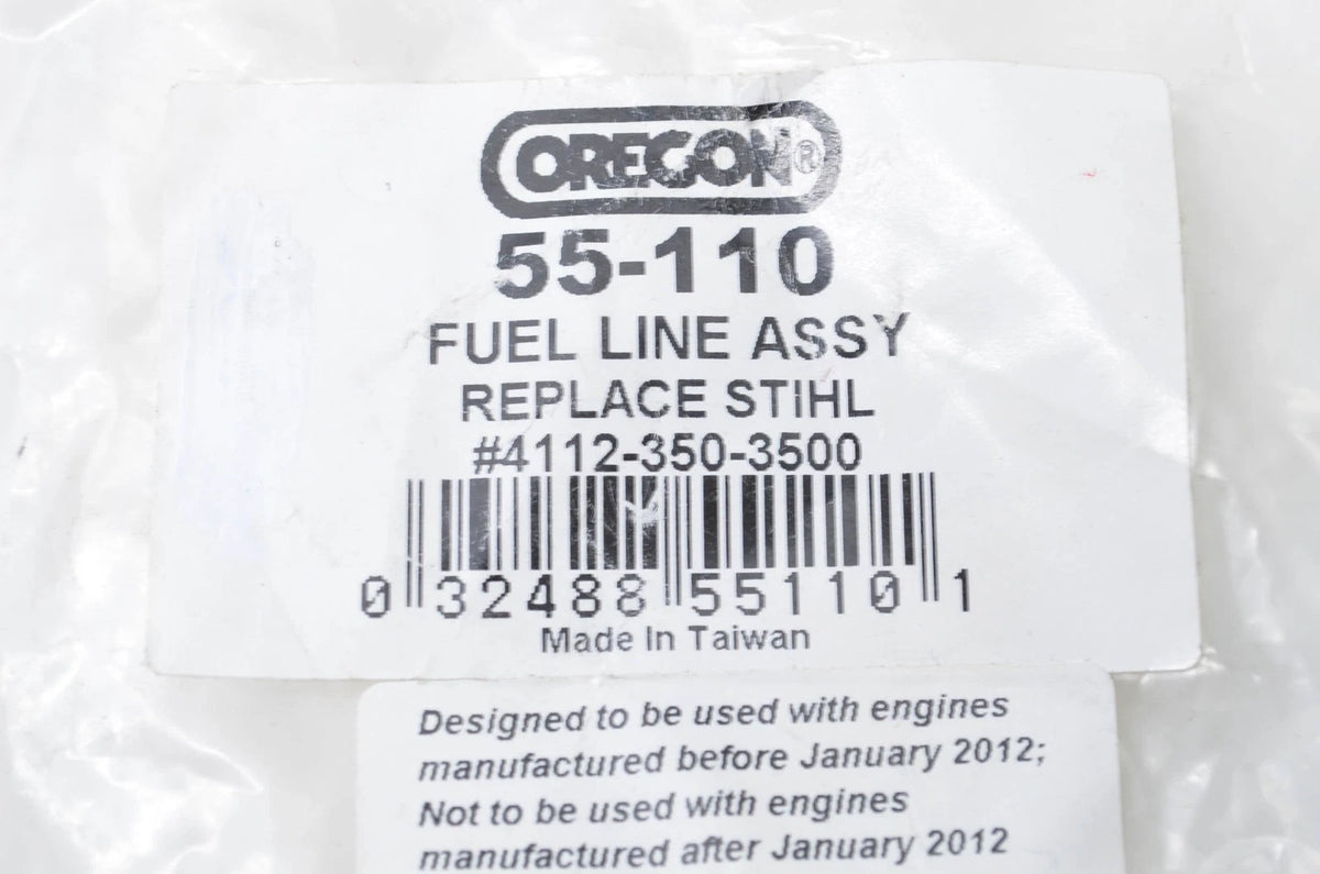 Fuel Line for Oregon 55-110 (NOS)