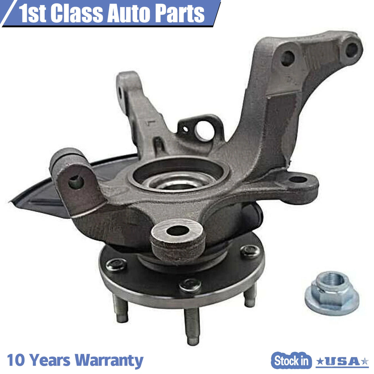 Left Wheel Bearing Hub Steering Knuckle Assembly for Ford Escape (2001–2004)
