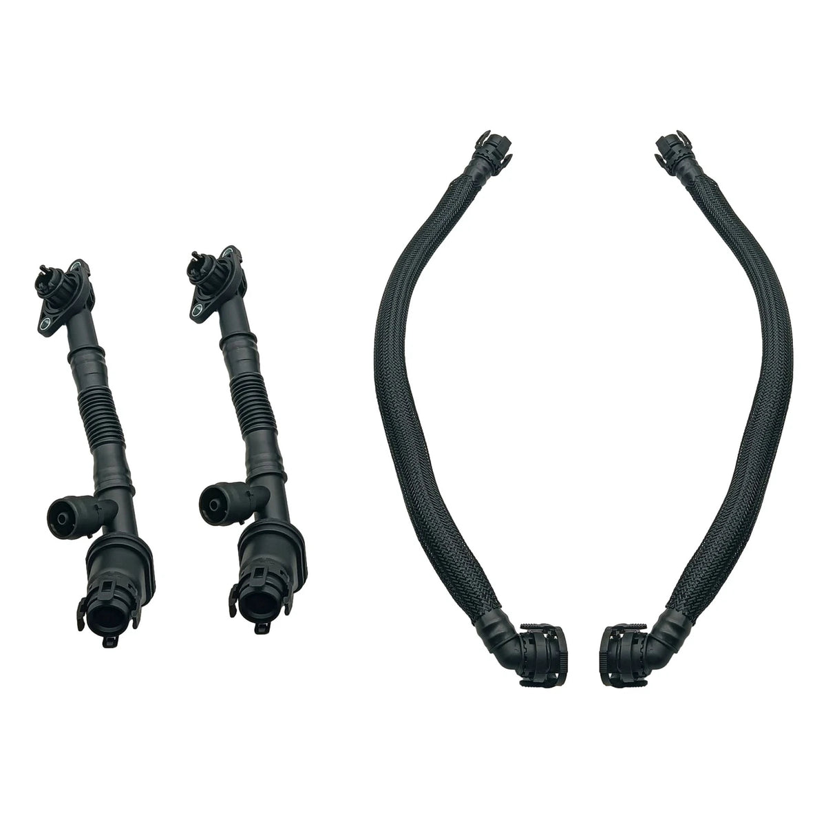 Set of 4 Crankcase Breather Hoses for BMW 550i 650i 750i 750Li X5 X6 (2006–2017)
