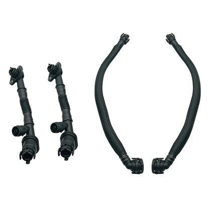 Set of 4 Crankcase Breather Hoses for BMW 550i 650i 750i 750Li X5 X6 (2006–2017)