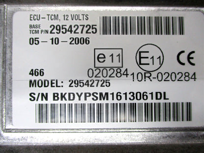 Transmission Control Module for Workhorse (2000–2005) W0006076, 29542725