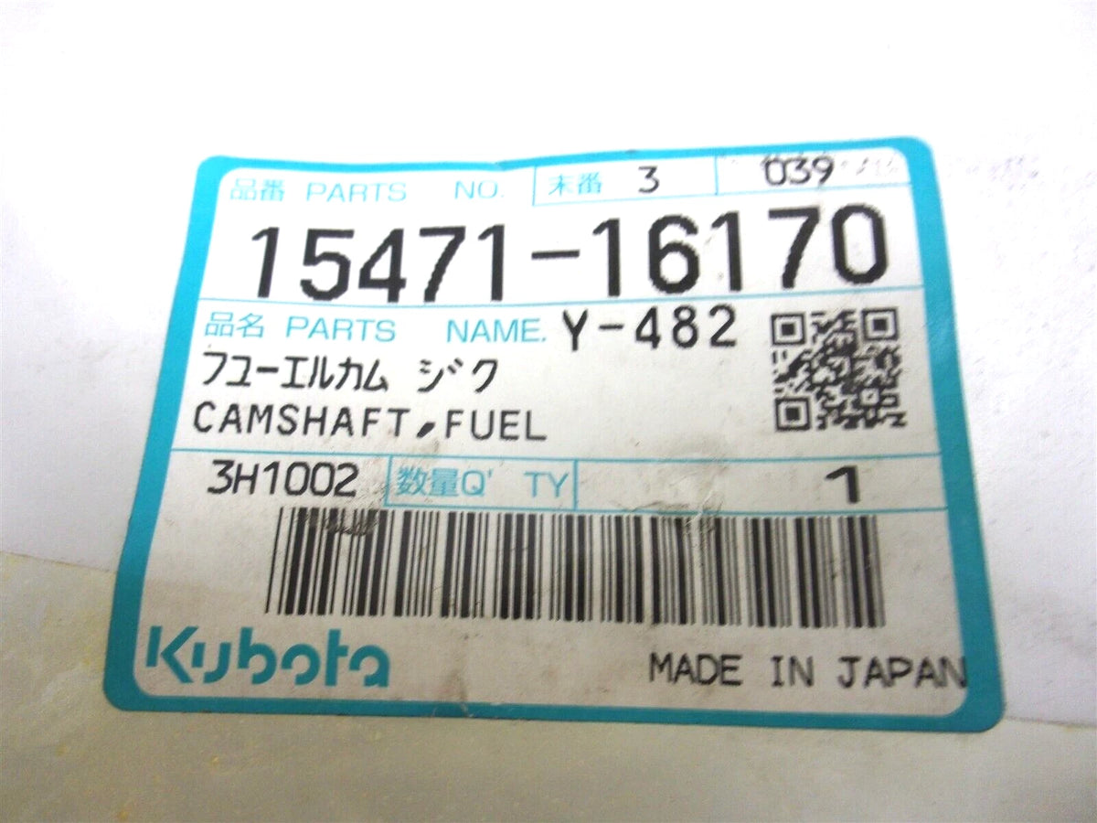 Fuel Camshaft for Kubota L2850DT L3650DT (OEM 15471-16170, KH-151, 6598140)