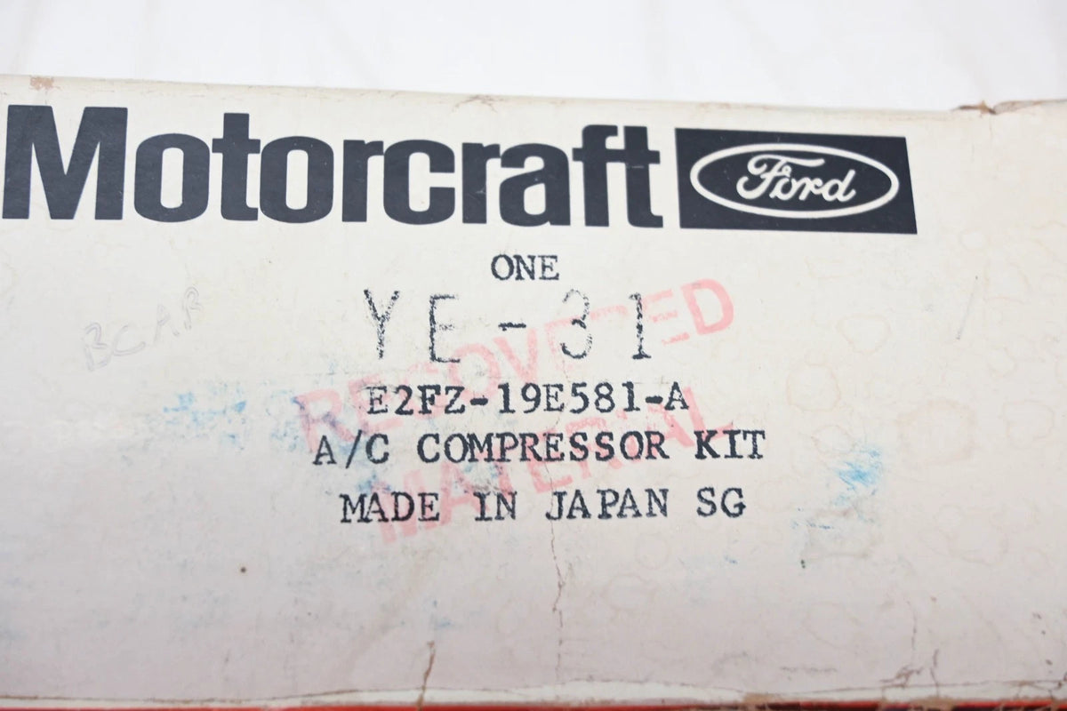 AC Compressor Kit for Motorcraft YE-31, E2FZ-19E581-A (NOS)