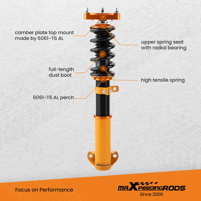 Adjustable Coilovers Struts for Mercedes W204 C300 C250 RWD (2008–2014)