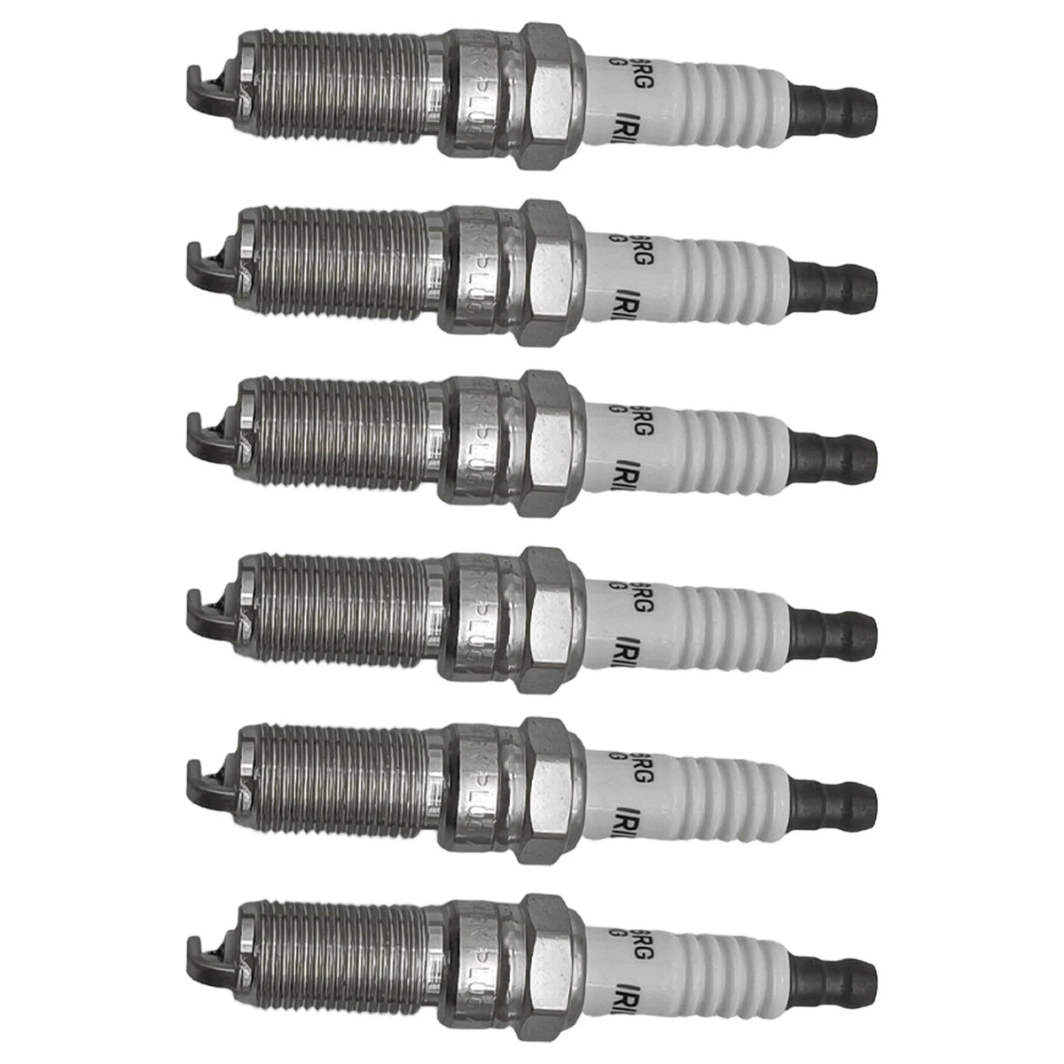 Set of 6 Iridium & Platinum Spark Plugs for Ford F-150, Lincoln MKX, MKZ (2015–2021)