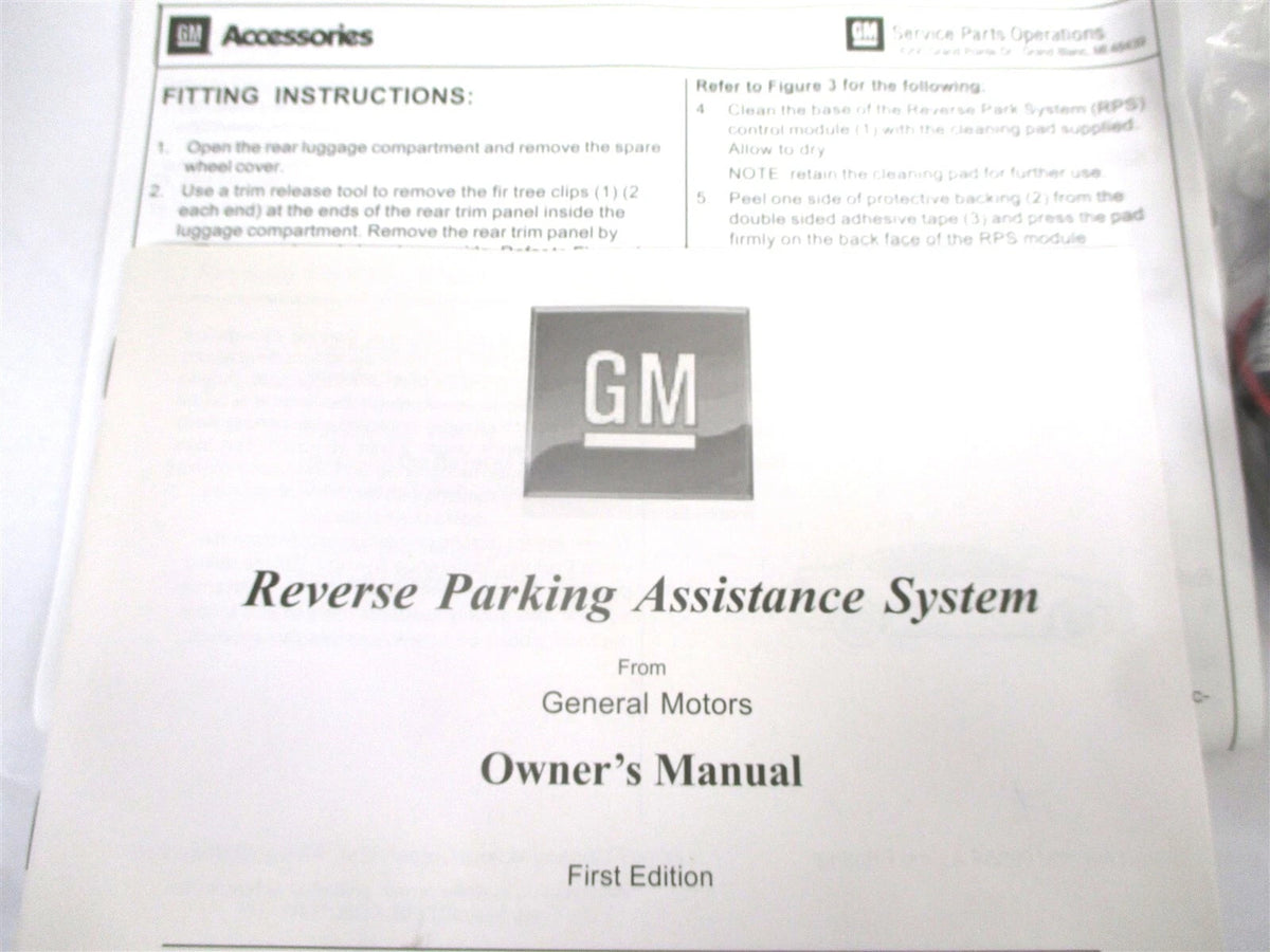 OEM Rear Object Backup Sensor Park Assist Kit for Pontiac G8 (2008–2009)