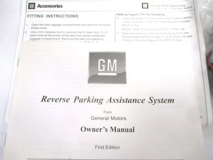 OEM Rear Object Backup Sensor Park Assist Kit for Pontiac G8 (2008–2009)