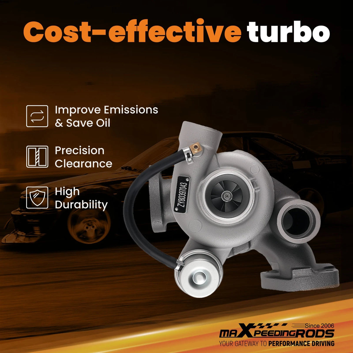 Turbocharger for Land Rover Defender Discovery I 300TDI (1994–2004) 452055