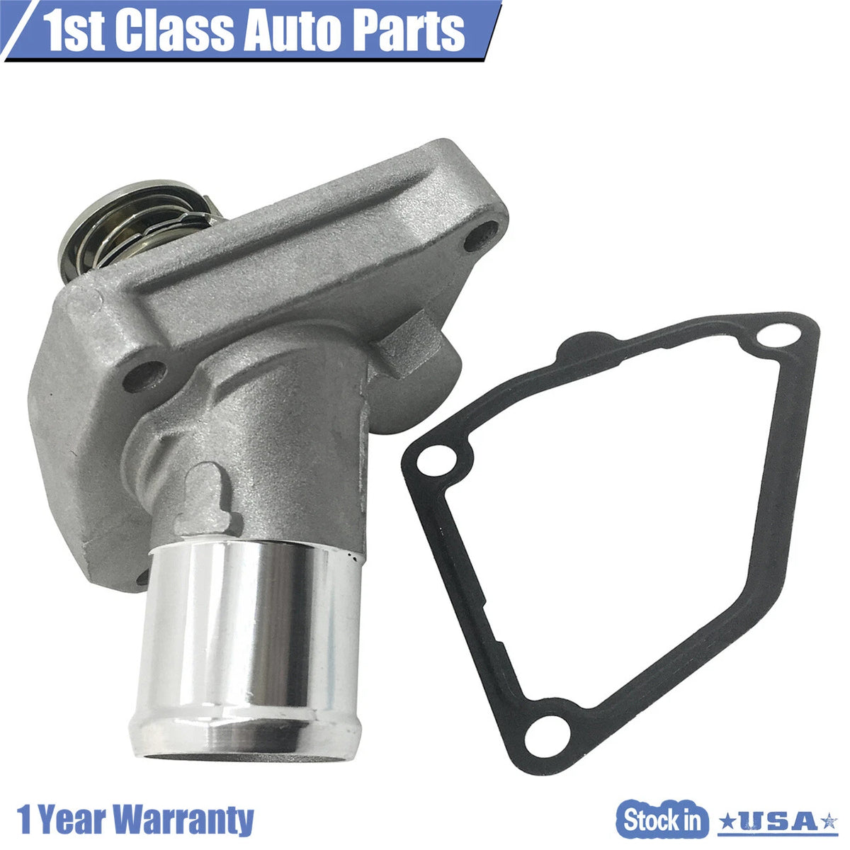 Thermostat Housing Assembly w/ Gasket for Nissan Maxima Infiniti Q50 Q70 (2016–2023)