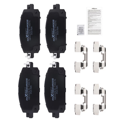 Set of 4 Front Ceramic Brake Pads for Nissan Kicks/Sentra (2020–2024)