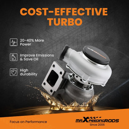 GT3037 GT3076 T3 4-Bolt Turbocharger for Universal Applications (500+ HP)