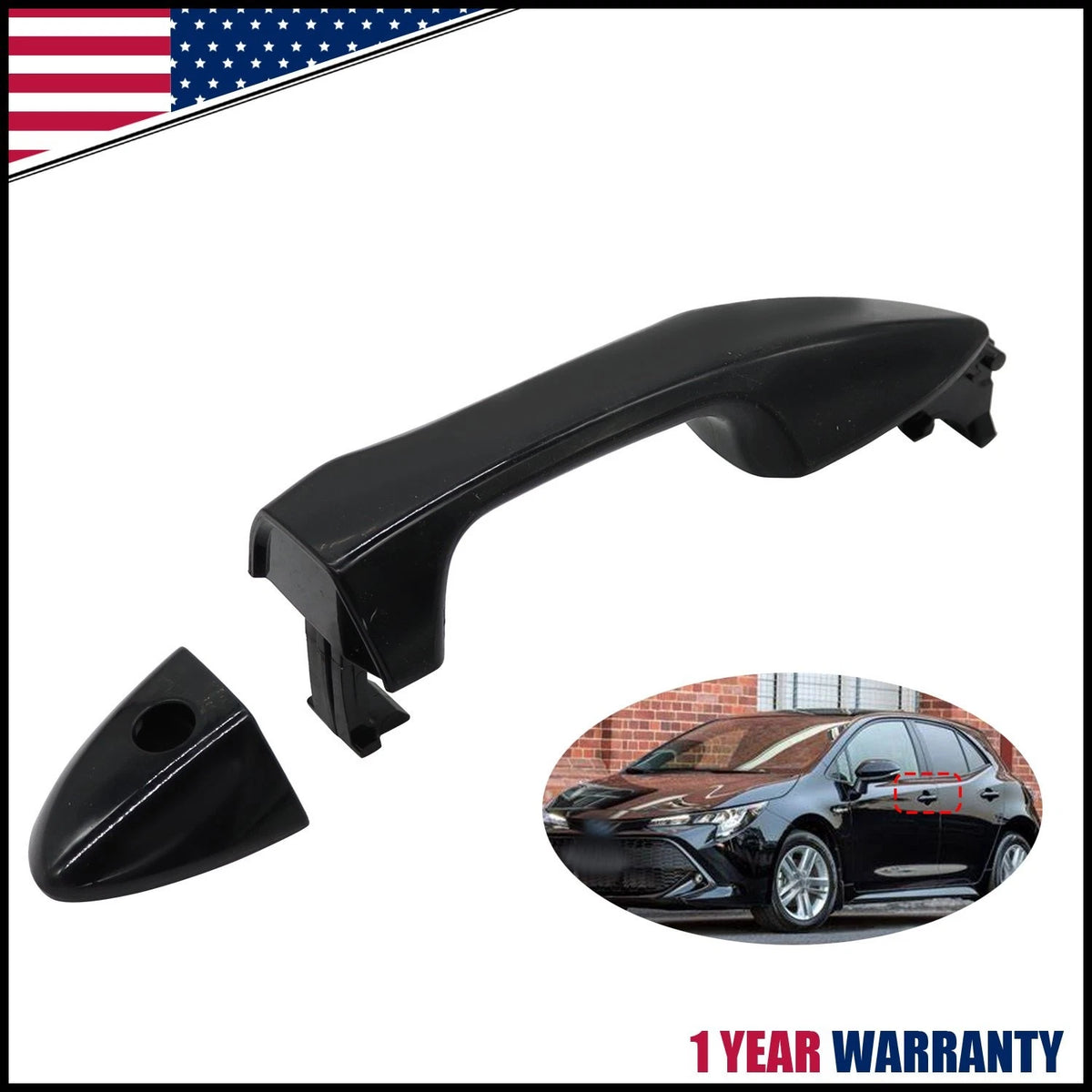 Exterior Door Handle for Toyota Corolla (2014–2019) - Left Side