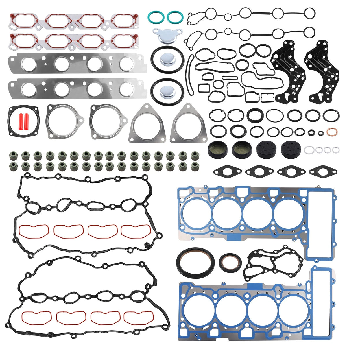 Engine Rebuild Gasket Seal Kit for Audi S5 A6 A8 Q7 R8 VW Touareg 4.2 V8 (2005–2019)