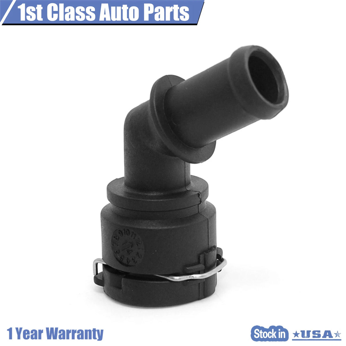Cooling Hose Connector for VW Beetle Golf Jetta Passat (1999–2016) 1J0122291D