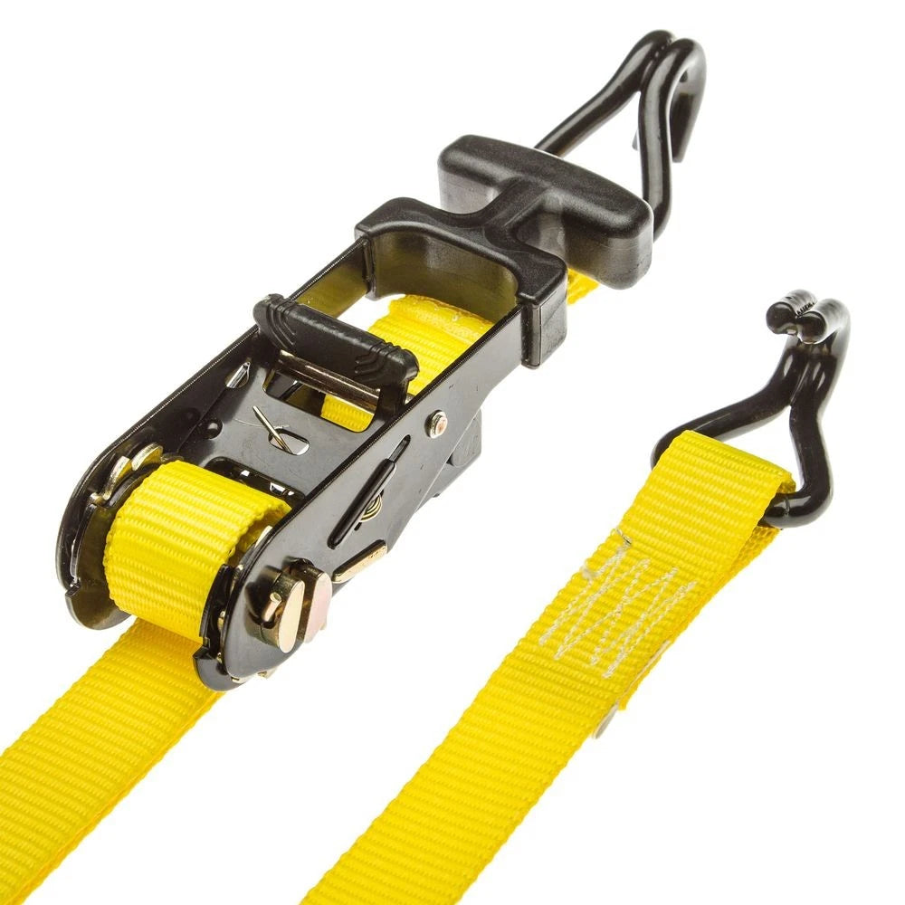 Set of 8 Ratchet Straps 1" x 15' with J-Hooks