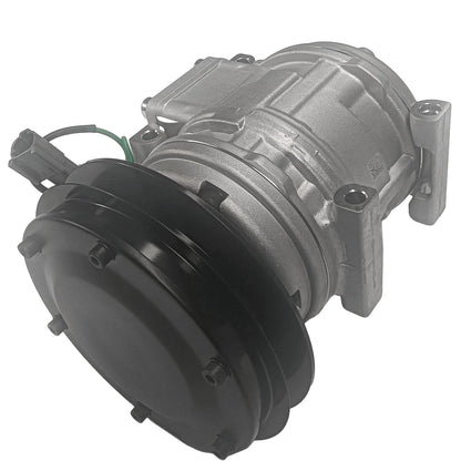 A/C Compressor w/Single Groove & Clutch for John Deere Excavator (CO10877C, 168304)