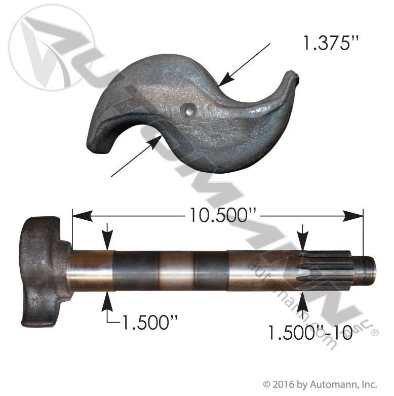 Set of 4 Brake Components for Automann E-4887, R607262, R607058, 7030