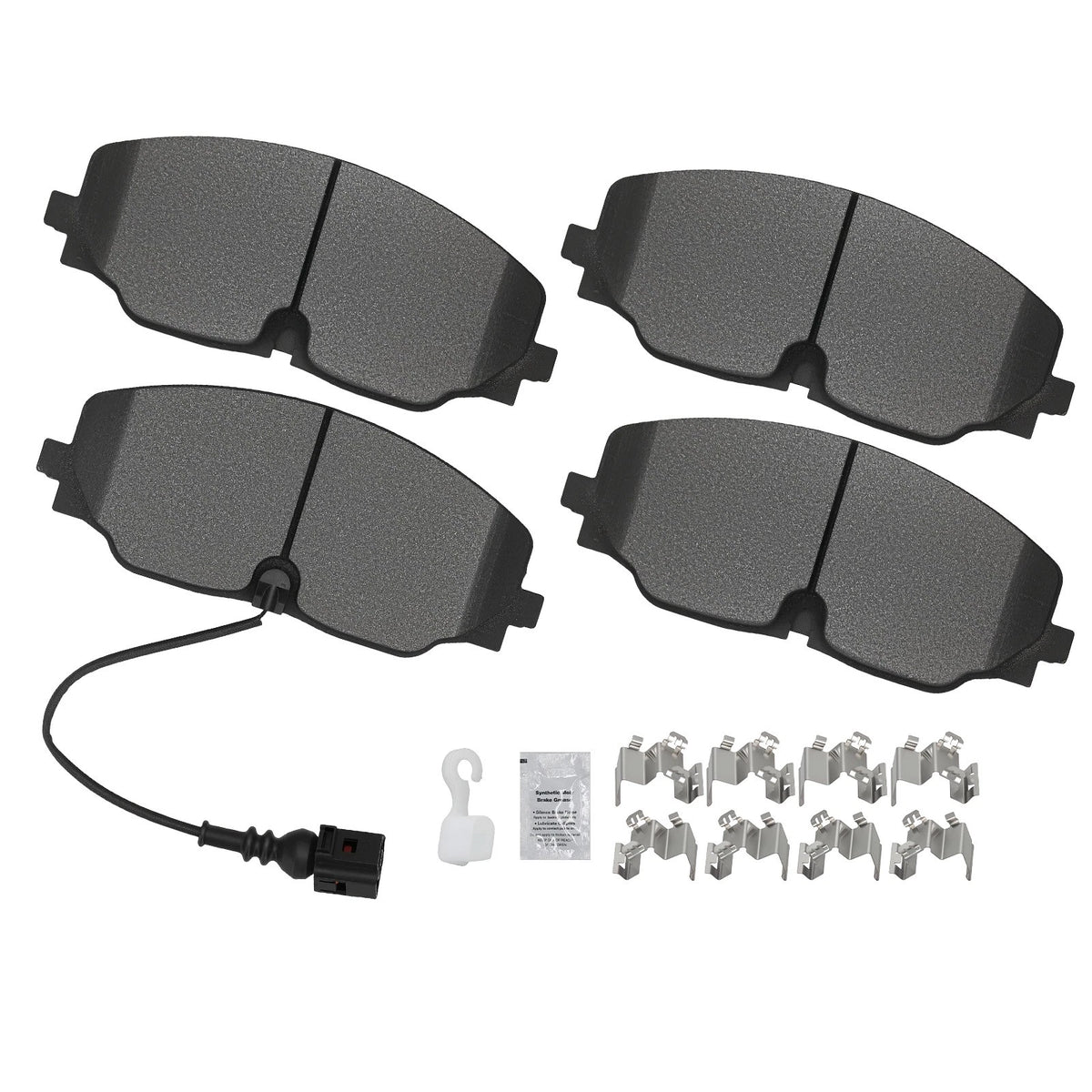 Set of 4 Front Brake Pads for Volkswagen Atlas (2018–2025) / Atlas Cross Sport (2020–2025)