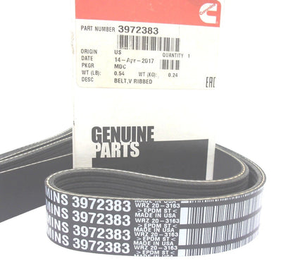 V-Ribbed Belt for Cummins ISB/QSB 6.7L (3972383, K080806HD, 5080805)