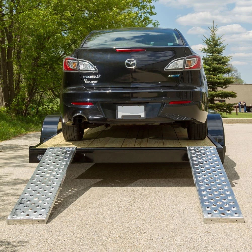 60" Aluminum Loading Ramp for Auto Trailer (3000 lb Capacity)
