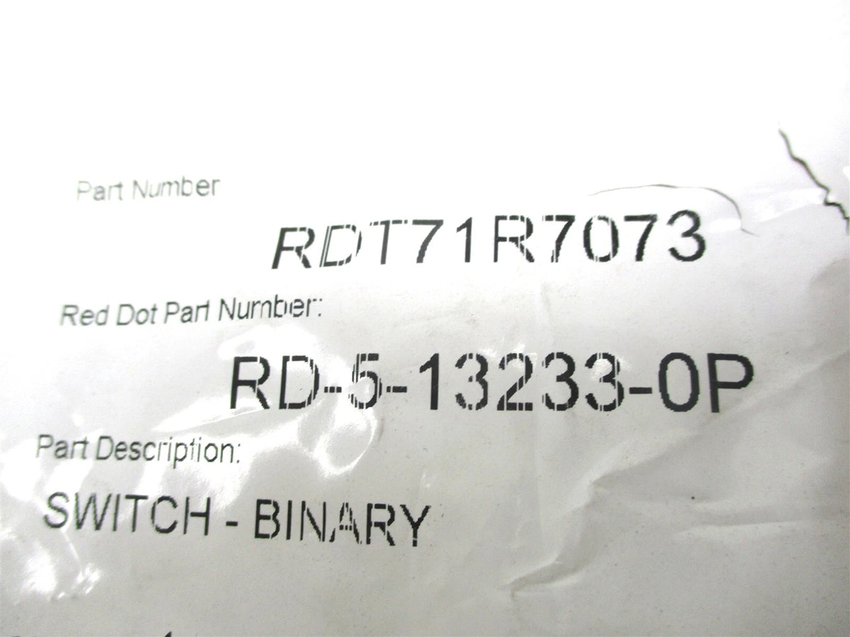 Dual Function Binary Switch RD-5-13233-0P for Red Dot (1971–1971)
