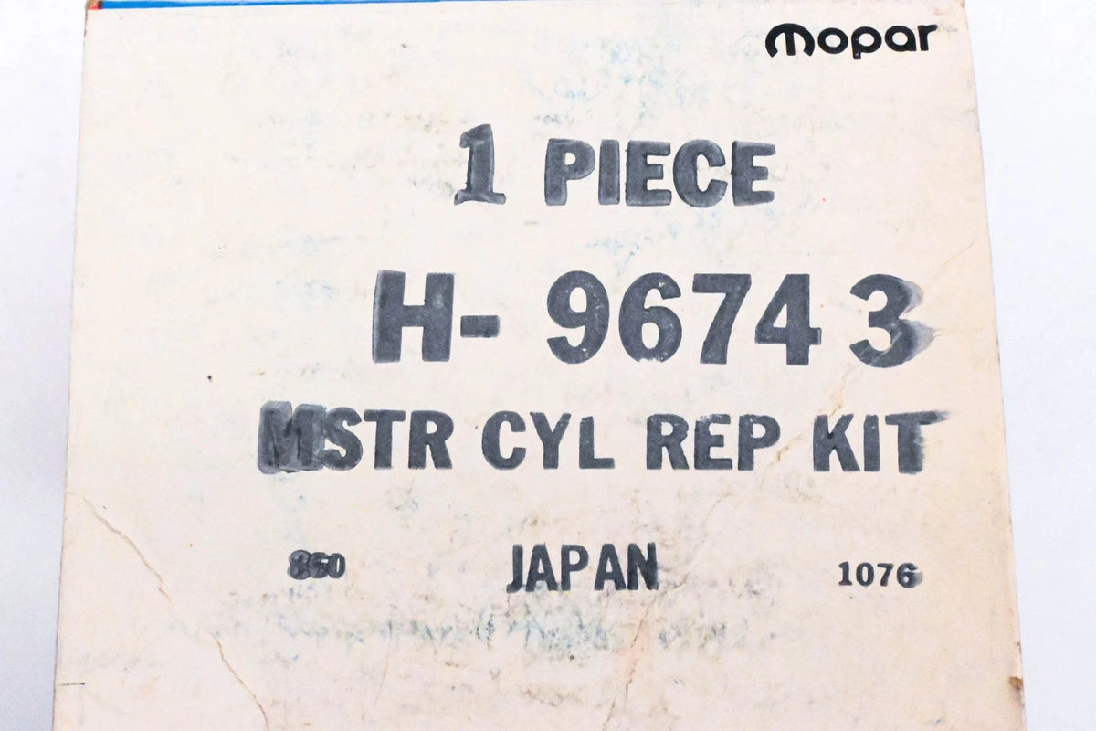 Master Cylinder Repair Kit for Mopar (H96743, H-96743)