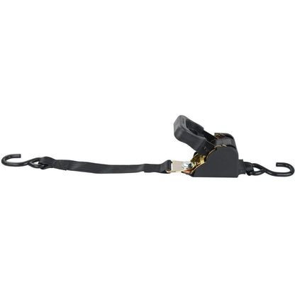 2X 10' Retractable Ratcheting Cargo Tie-Down Straps for Universal Use
