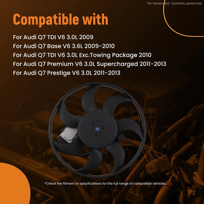 Cooling Fan for Audi Q7 VW Touareg 3.0L 3.6L (2009–2015) 7L0959455G 95562413600