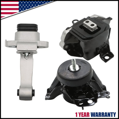 3Pcs Engine Motor & Transmission Mount for Hyundai Sonata (2015–2017)