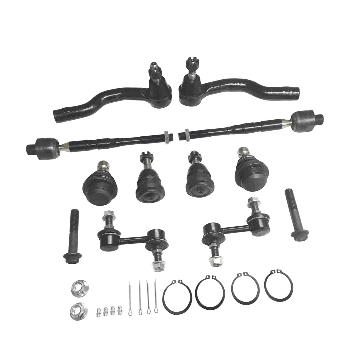 Set of 10 Front Tie Rods Ball Joints for Nissan Armada Titan QX56 (2005–2014)