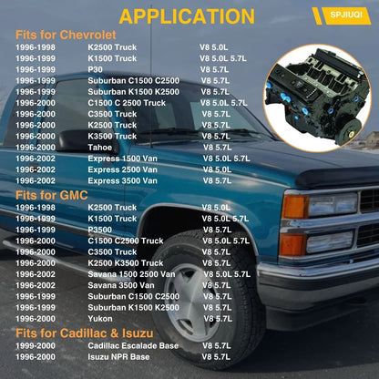 FJ504 Spider Vortec Fuel Injector for Chevy GMC Pickup Truck V8 5.0L 5.7L (1996–2002)
