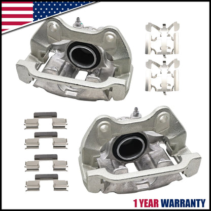 Rear Disc Brake Calipers w/Bracket for Chevy GMC Silverado 1500 (2003–2007)