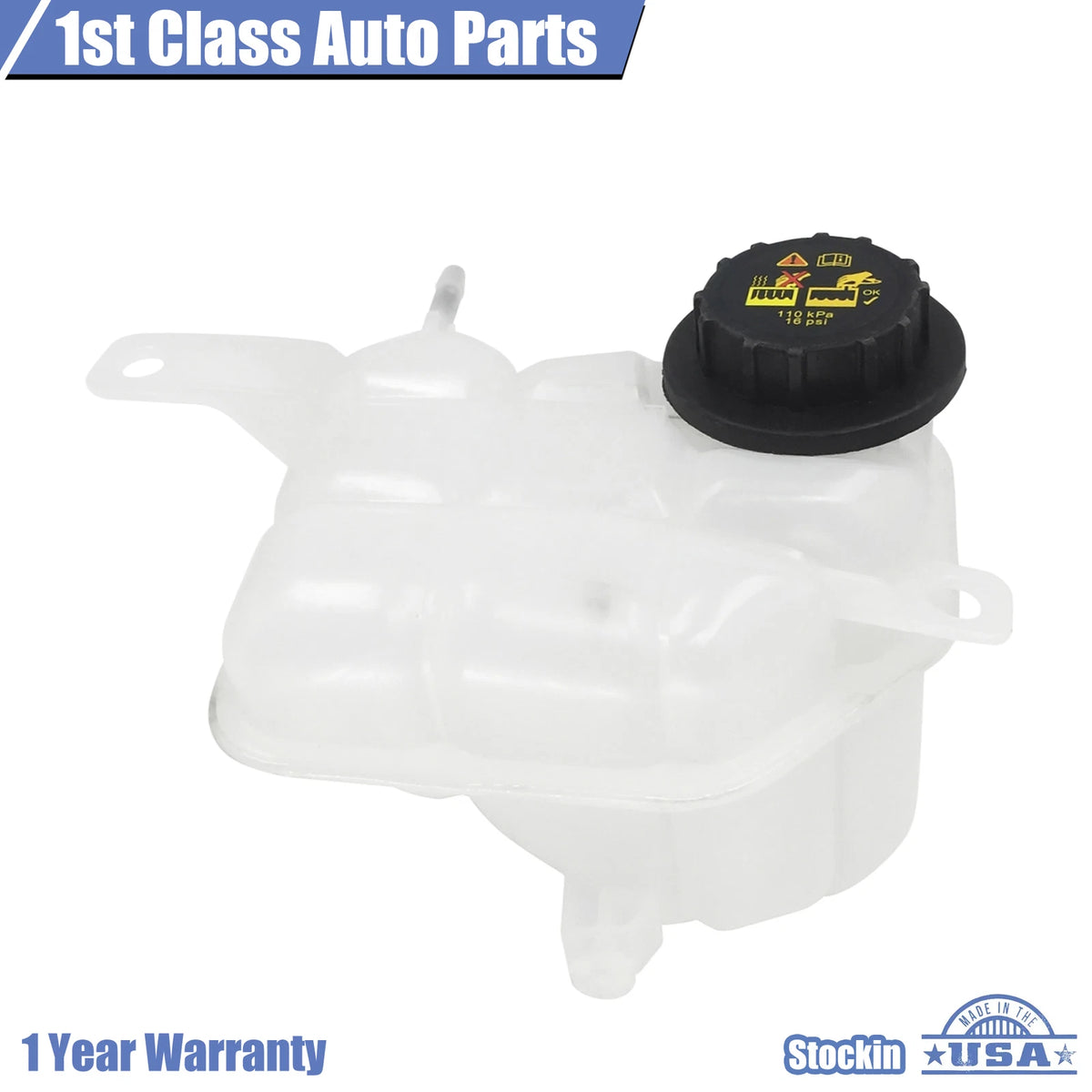 Radiator Coolant Overflow Reservoir Tank w/Cap for Ford Lincoln Mercury (N/A) 603-087