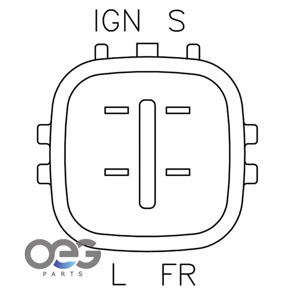 Voltage Regulator for Toyota (2000–2005) Replaces 27700-27070, 126000-3020, 126000-3021