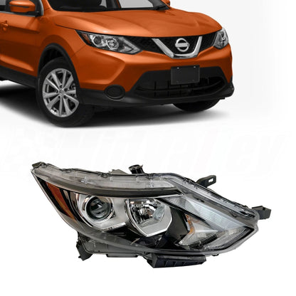 Halogen Headlight Assembly Passenger Side for Nissan Rogue Sport (2017–2019)