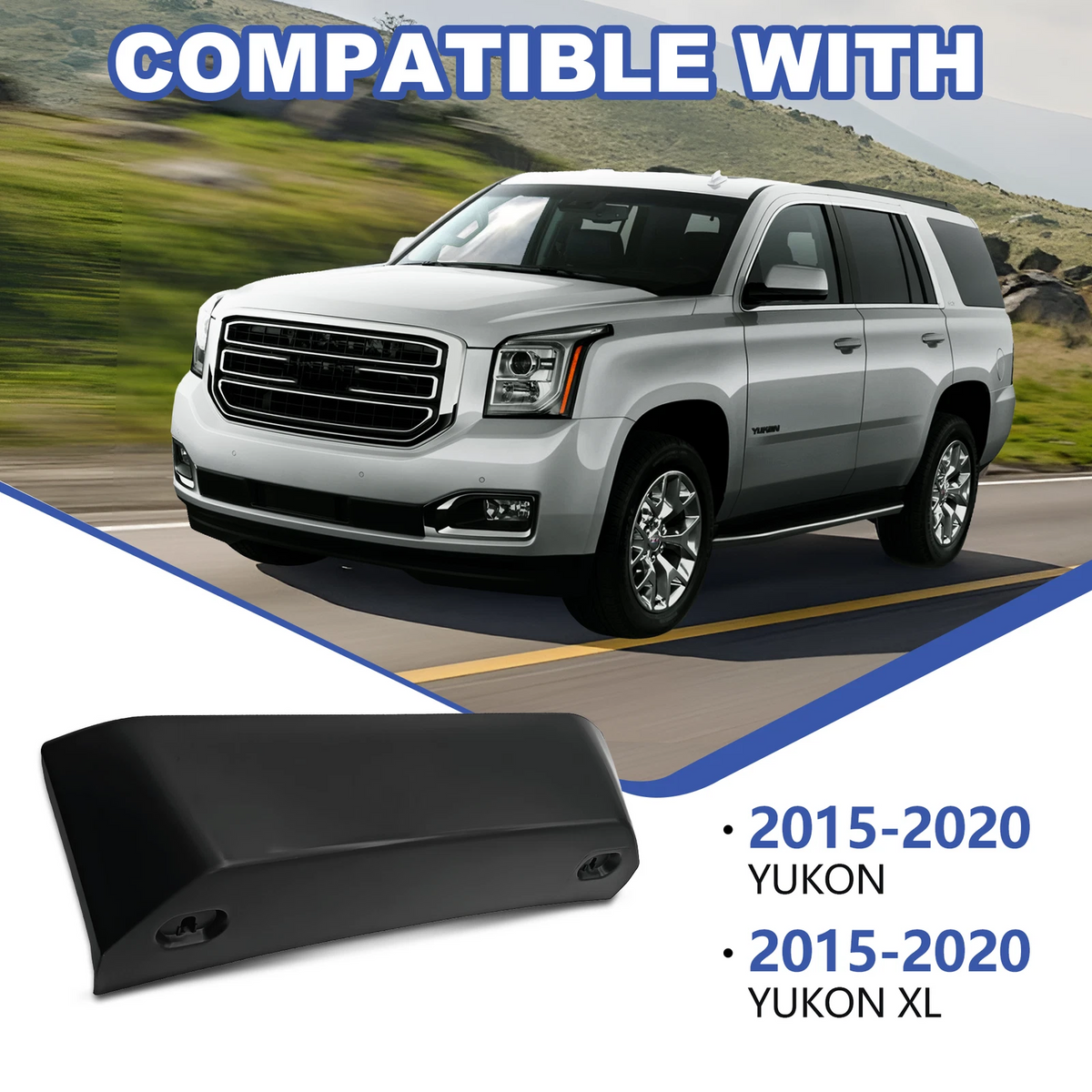 Trailer Hitch Cover for Yukon Denali Yukon XL (2015–2020) PTM 23142974 GM1180181